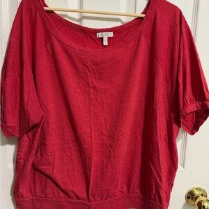 dELiA*s Vibrant Red Short Sleeve Top